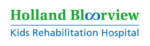 Holland Bloorview logo - tagline kids rehabilitation hospital